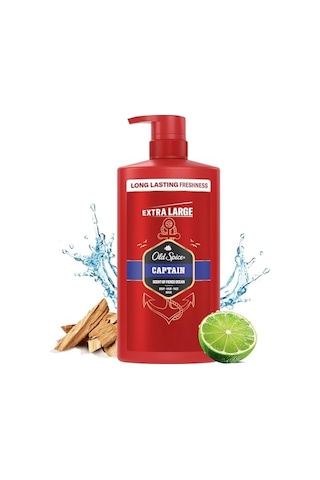 Old Spice Captain 3 Ü 1 Arada Duş Jeli 800 Mililitre Acai Üzümü