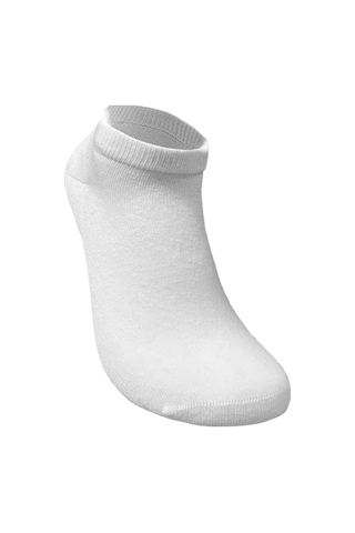 Skadi Mons Bambu Ankle 3 Pack Unisex Beyaz Çorap 1605030723-100 Beyaz