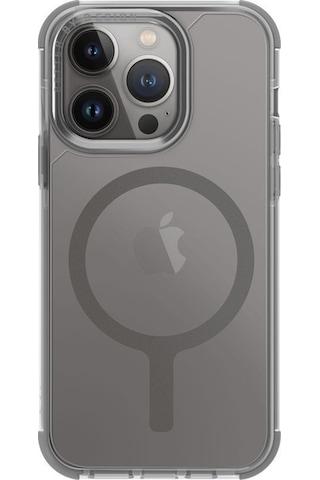 Apple Uyumlu iPhone 15 Pro Max Kılıf Combat Serisi Üç Katmanlı Magsafe Özellikli Magclick Koruyucu Kapak Grey