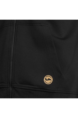 Joma Indoor Gym Zıp-up Hoodie Black Erkek Kapüşonlu Siyah Sweatshirt Ceket 104823.100