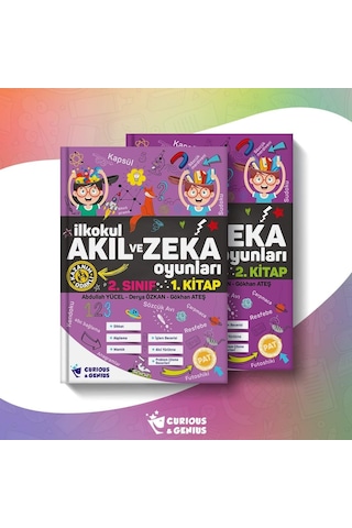 İlkokul Akıl ve Zeka Oyunları 2. Sınıf Seti Curious & Genius