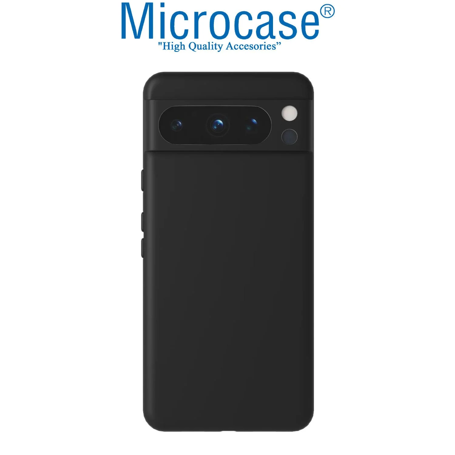 Microcase Google Pixel 8 Pro Elektrocase Serisi Silikon Kılıf Al3340 Siyah