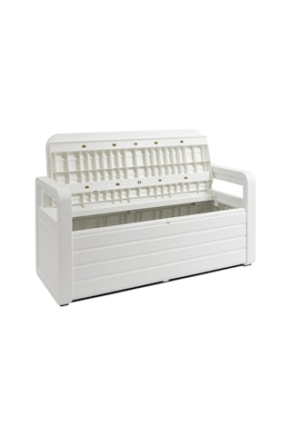 Panchina Forever Spring Beyaz Sandıklı Bahçe Bankı