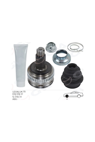Aks Kafası Dış Sağ/sol Bmw E81 E87 E90 E92 E93 119mm Aks Kafası Dış Sağ/sol Bmw E81 E87 E90 E92 E93 119mm