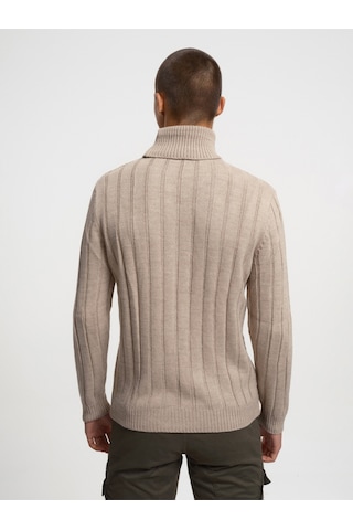 Regular Fit Erkek Kazak Bej