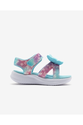 Skechers Jumpsters Sandal - Butterfly Brıtes Küçük Kız Çocuk Mavi Işıklı Sandalet 303109n Aqmt Mavi