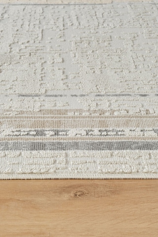 Kaşmir Halı Sahara 7/24 Sara 100x300 CM Salon Mutfak Halısı Yolluk Kilim