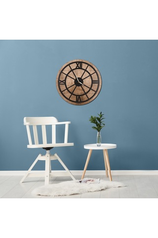 Harmony Modern Dekoratif Ahşap Duvar Saati - Madamvila