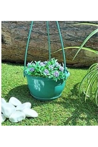 Omnipazar So-sm02 Safir Makrome Askılı Balkon Saksı 3.4 Lt Yeşil 6 Adet