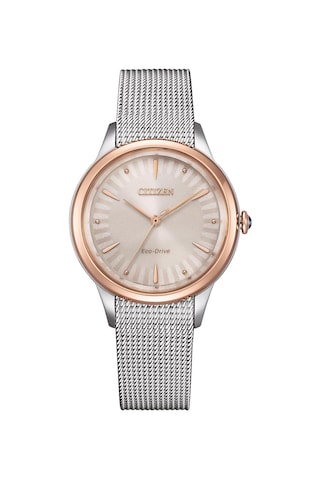 Citizen Em1156-80x Kadın Kol Saati Rose Gold - Gümüş