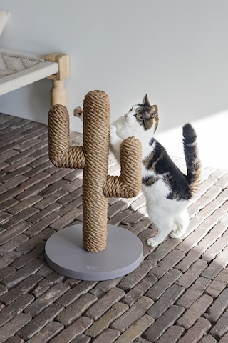 Beeztees Dbl Kedi Tırmalama, Boz Kahverengi, 35x35x60cm