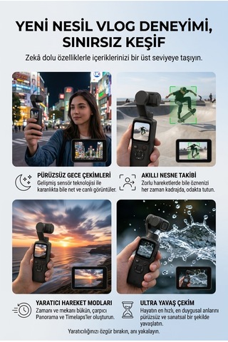 Pocket 4 K Pro Gimbal Vlog Camera
