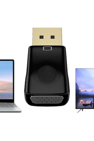 5152 Displayport To Vga Çevirici Dönüştürücü Adaptör