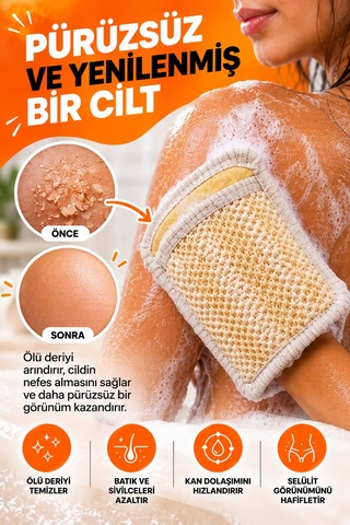 Doğal Kabak Banyo Kesesi Eldiveni Kabak Lifi Peeling Kesesi, Vücut Temizleme Ve Masaj Eldiveni