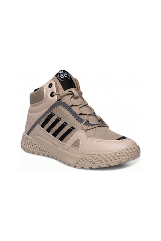Celira Glc Bej Siyah Erkek Basket Sneaker Spor Ayakkabı Siyah