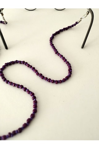 10 Gözlük Askısı İpi Mor