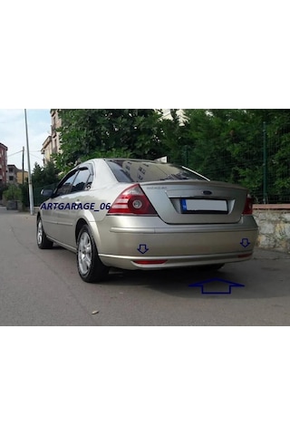 Ford Mondeo 2000-2007 Model Reflektörsüz Arka Tampon Altı-fiberglass-boyasız