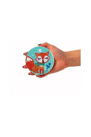 Novahub Elmas Boyama Bardak Altlığı Seti - Ahşap Dıy Noel Sanat Zanaat Kit - 6 Adet Ahşap Bardak Altlığı Ve Aksesuarlar Diğer