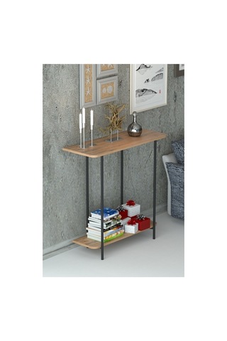 Atlantik Çam Konsol / Dresuar / Çok Amaçlı Raf 1125 Metal