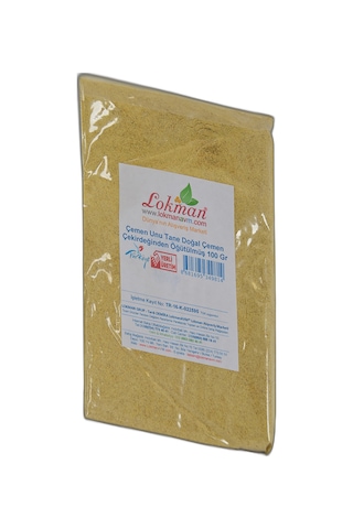 Lokman Avm Çemen Unu Tane Doğal Çemen Çekirdeğinden Öğütülmüş 100 Gr Paket