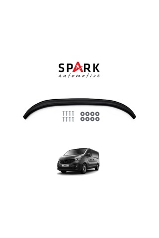 Renault Trafic 2014-2019 Yıl Aralığı Uyumlu Ön Tampon Lip Siyah