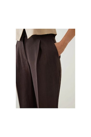 LC Waikiki Lcwaıkıkı Classic Kahverengi Loose Fit Cigarette Kadın Pantolon Dark Brown