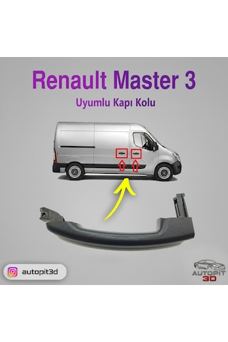 Renault Master 3 / Opel Movano Uyumlu Kapı Kolu Kapı Kolu