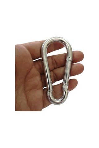 Galvanizli Karabina, 9 Mm, Askı, Çengel, Kanca, Anahtarlık