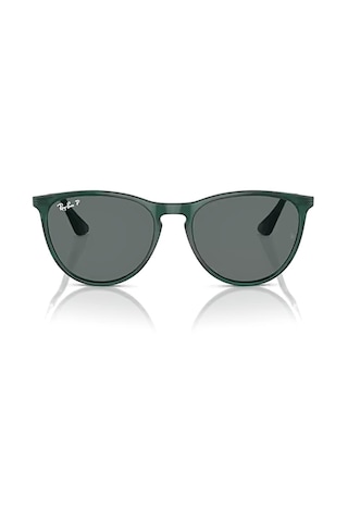 Ray-Ban Junior Rj 9060s 713081 50 Erika Polarize Çocuk Oval Yeşil Kemik Güneş Gözlüğü