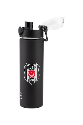 Me 25387 Beşiktaş Tritan Matara 630 Ml Siyah - Beyaz