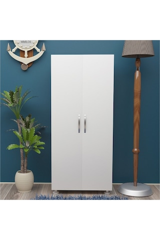 Begüm Tamamı MDF Çok Amaçlı 4 Bölmeli Mutfak Banyo Dolap Kitaplık