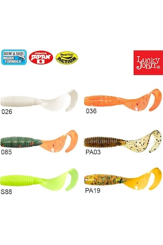 Lucky John Micro Grub 1 2.5 Cm Silikon Yem 15p