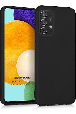 Microsonic Matte Silicone Samsung Uyumlu Galaxy A52 Kılıf