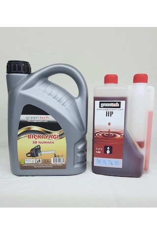 Greentech 30 Numara Bıçkı Testere Zincir Yağı 3 Lt +2t Ölçekli 1 Greentech 30 Numara Bıçkı Testere Zincir Yağı 3 Lt +2t Ölçekli 1