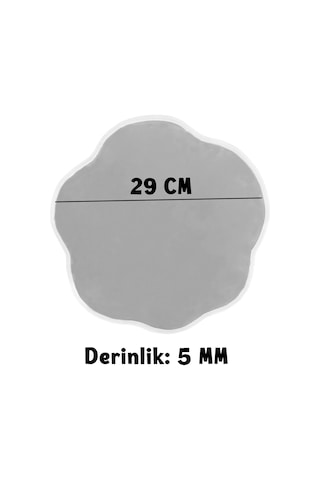 Epoksi Silikon Kalıp Yerli Nişan Ve Söz Tepsi Seti Kalıbı Papatya Model 2 Li