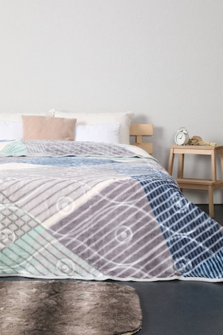 Aksu Embos Tek Kişilik Battaniye 2 Kg - Gri