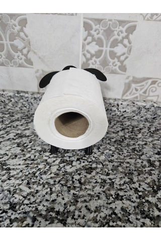 Dekoratif Kuzu Desenli Tuvalet Kağıtlığı