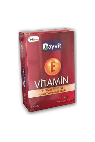 Dayvit Vitamin E 400 IU 30 Kapsül