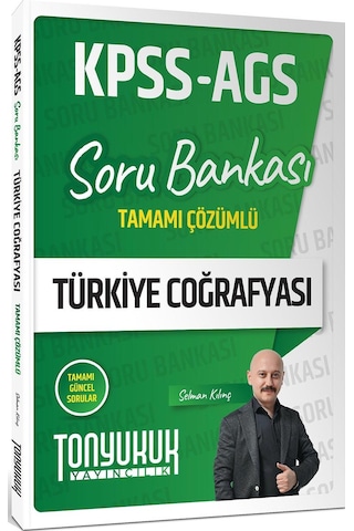 Tonyukuk Yayıncılık Kpss Ags Türkiye Coğrafyası Tamamı Çözümlü Soru Bankası