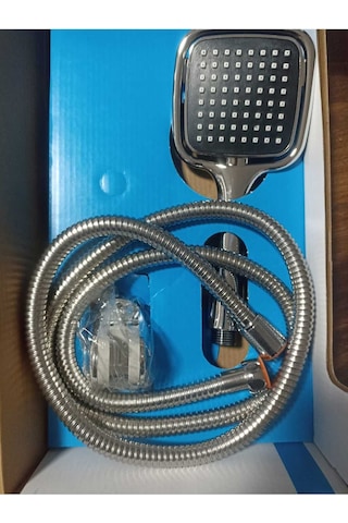 Arya Lüks Duş Seti Kare Krom