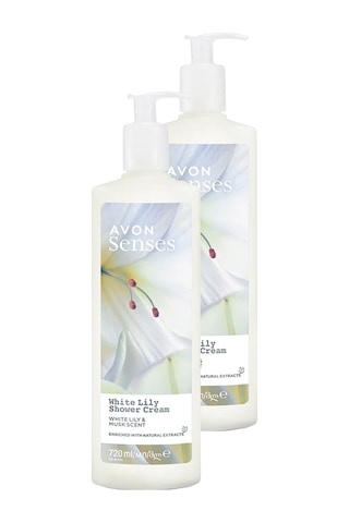 Avon Senses White Lily Beyaz Zambak Kokulu Duş Jeli 2 x 720 ML