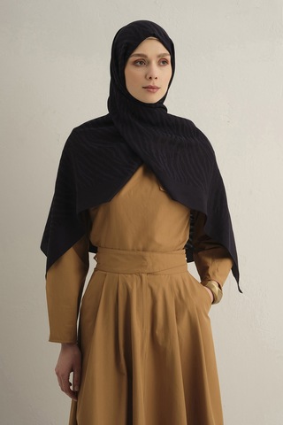 Armine Siyah Pamora Şal 01 Siyah