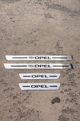 Opel Uyumlu Özel Kapı Eşik Yazısı Krom