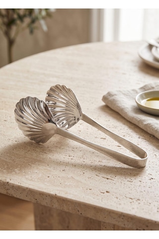 The Mia Ostrica Salata Maşası Gümüş 24 Cm