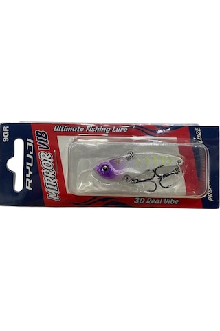 Ryuji Mirror Vib 9gr 4.7cm Vibrasyon Jig Yem Renk Purple Head Glow