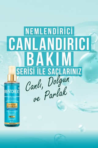 Hydra Nemlendirici Canlandırıcı Bakım Sıvı Saç Kremi 3x200 Ml - Hyal.asit Glikoik Asit Sülfatsız
