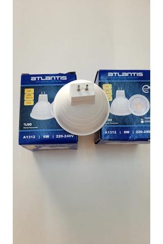 6 Watt Mr16 İğne Bacaklı Led Spot Ampulü Beyaz Işık 10 Lu Paket