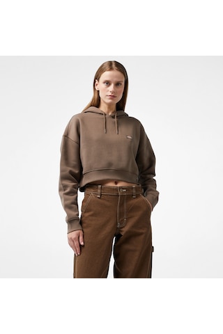 Dıckıes Dickies Oakport Cropped Kadın Kahverengi Hoodie