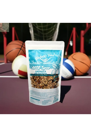 Aktif Spor Granola 300gr Katkısız Koruyucusuz A Kalite Ürünlerden Hazırlanmış Proteinli Doğal