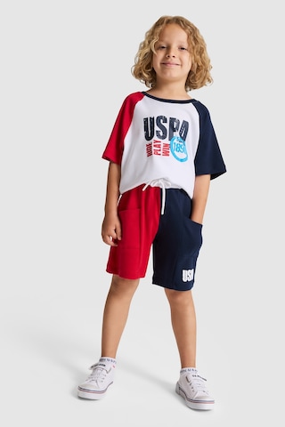 U.s. Polo Assn. Erkek Çocuk Kırmızı Şort Örme 50325620-vr171 Basıc Kırmızı